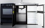 Summit 63" All-in-One Kitchenette with Appliances
