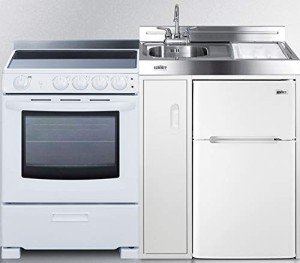 Summit 54" All-in-One Kitchenette with Appliances