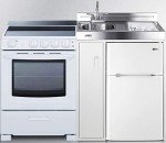 Summit 54" All-in-One Kitchenette with Appliances