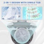 Elevon Compact Portable Washing Machine 5.5 lbs