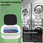 Compact 16L Mini Washing Machine with Spin Basket