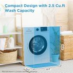 Midea 24" Compact Front-Load Washer 2.5 Cu.ft