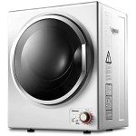 COSTWAY Portable Electric Laundry Dryer - 110V White
