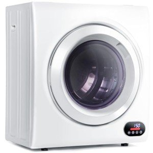 Euhomy 3.5 cu ft Portable Laundry Dryer, White