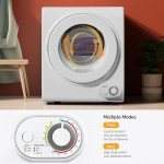 ROVSUN 110V Portable Tumble Dryer for Apartments