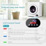 Euhomy 3.5 cu ft Portable Laundry Dryer, White