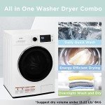 COMFEE’ 24" Washer and Dryer Combo with Steam Care