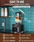 WantJoin 2200W Professional Quiet Commercial Blender