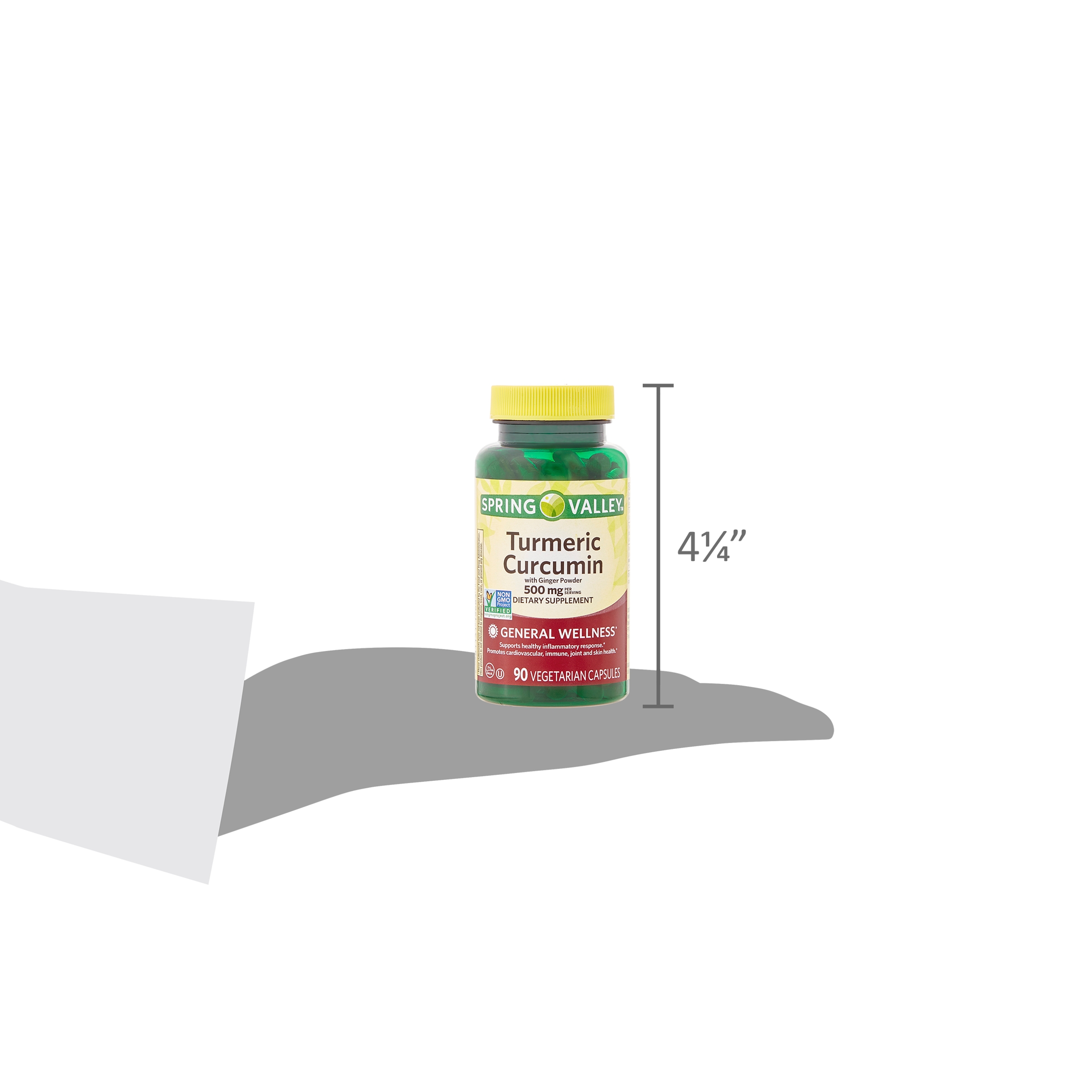 Turmeric Curcumin 500mg Veg Capsules - 90ct