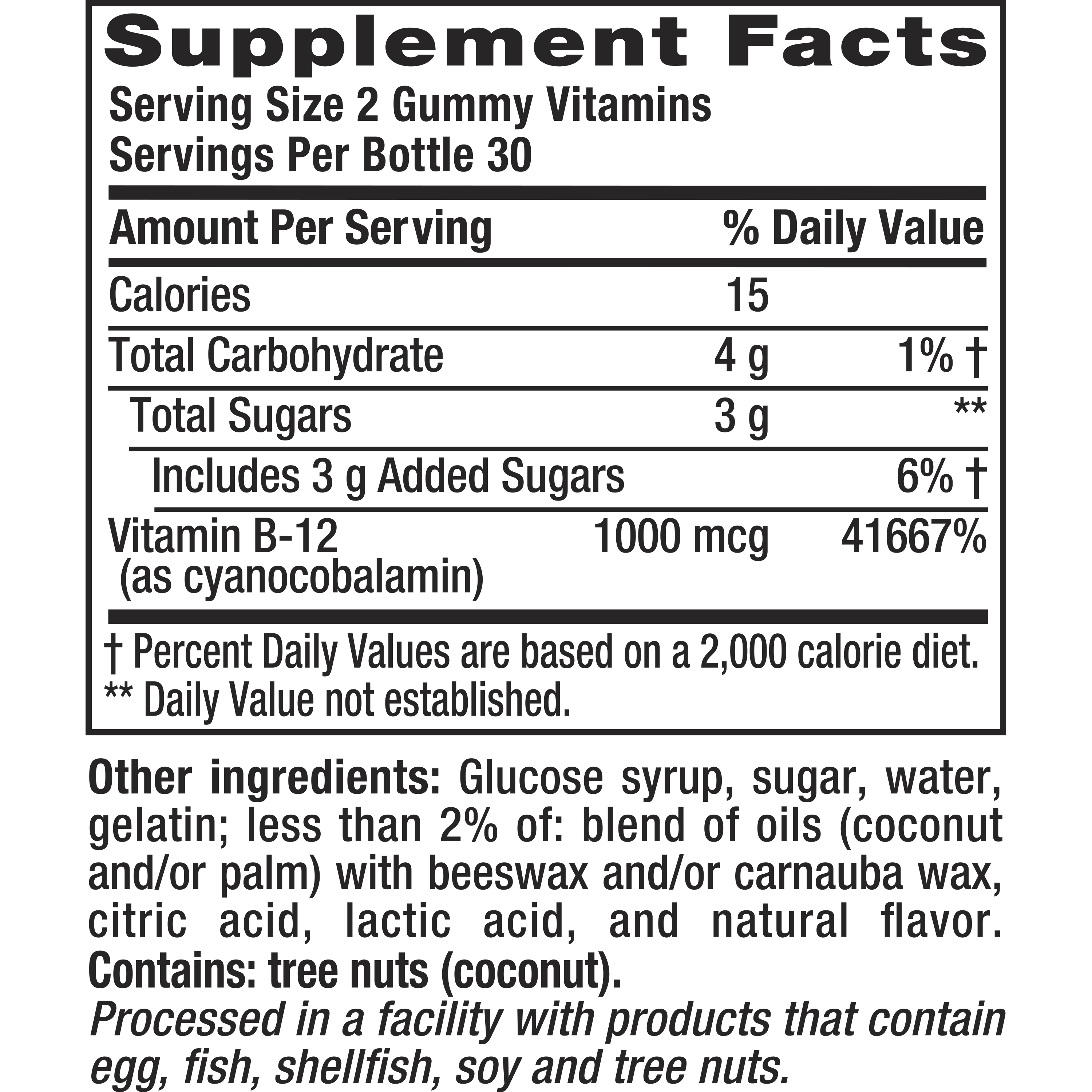 Vitafusion Raspberry B12 Gummies, 60ct