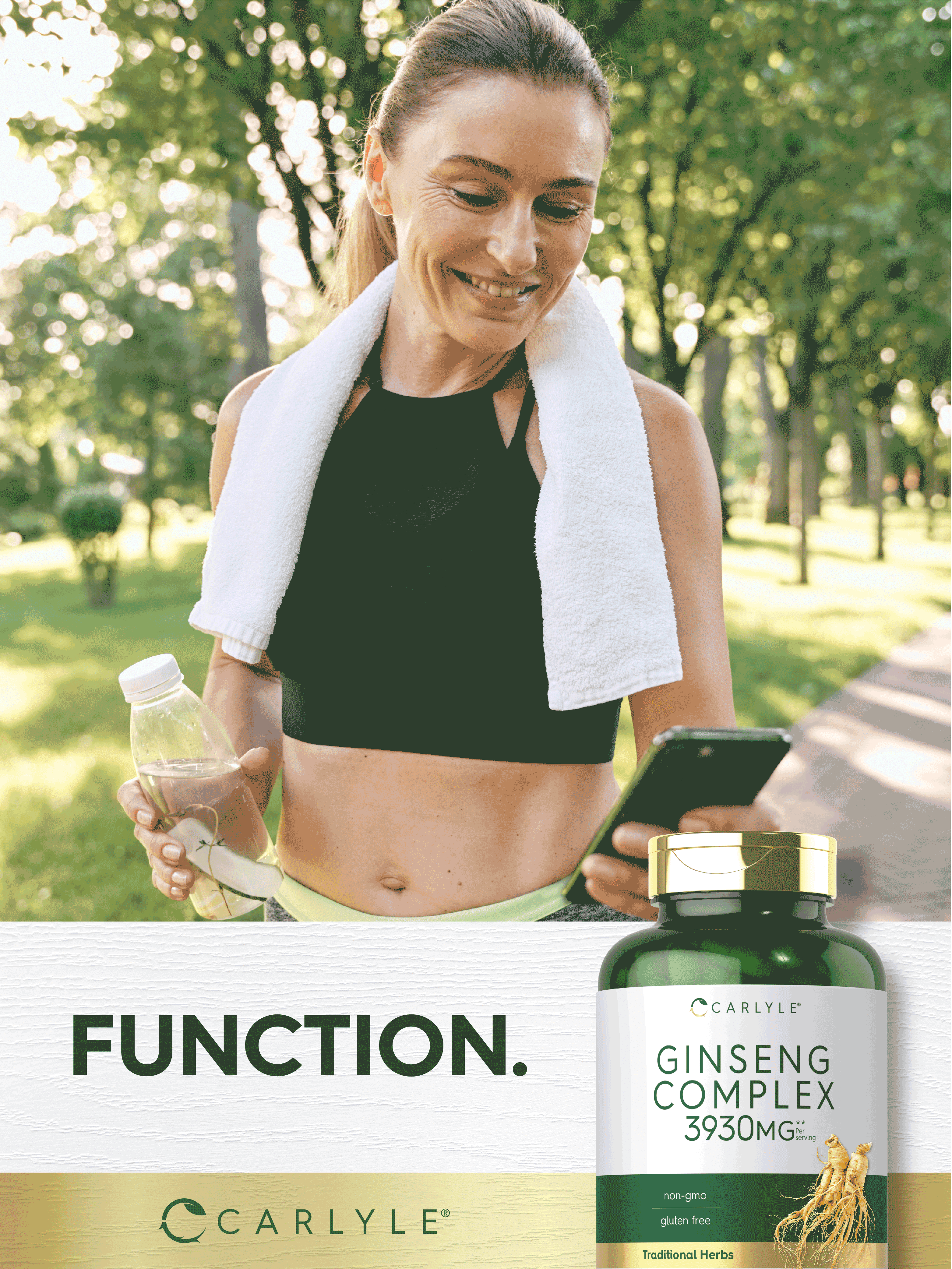 Ginseng Extract Complex | 200 Capsules | Non-GMO