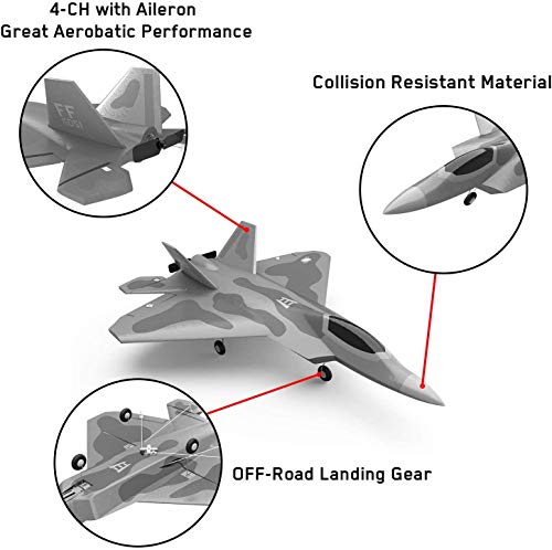 Top Race F-22 Raptor RC Fighter Jet