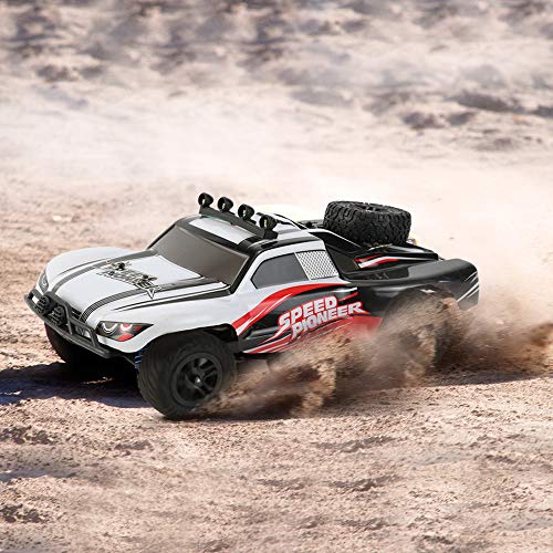 High-Speed 1/18 Scale RC Truck with LED Light