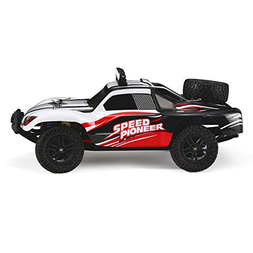 High-Speed 1/18 Scale RC Truck with LED Light