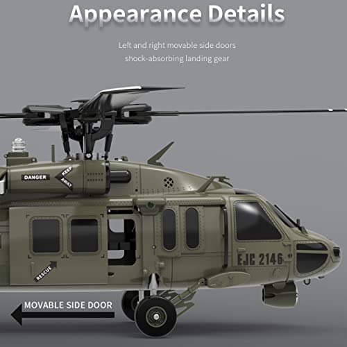 Dual-brushless RC UH-60 Helicopter Model
