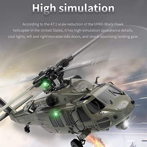 Dual-brushless RC UH-60 Helicopter Model