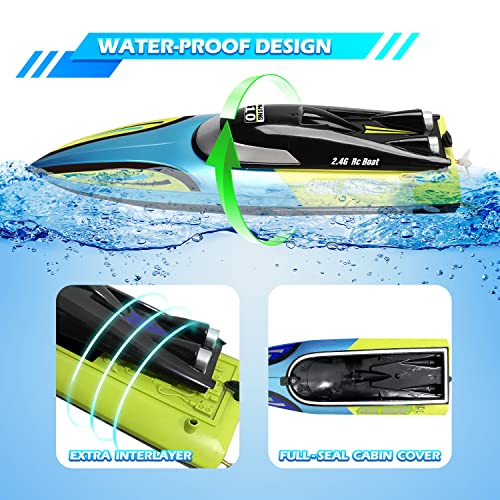 High-speed RC boat for kids and adults