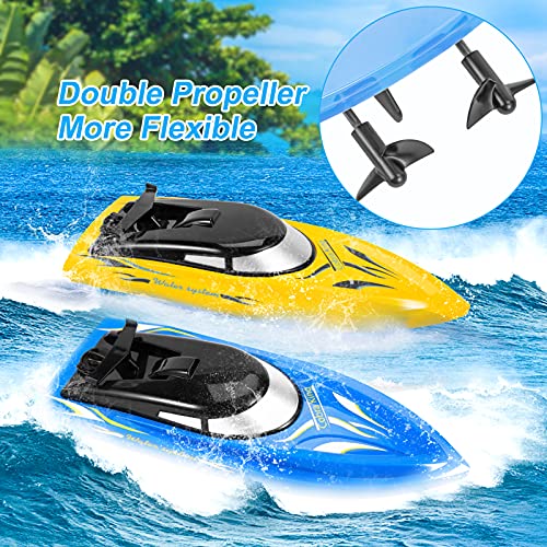 RC Boat 2-Pack for Pools and Lakes