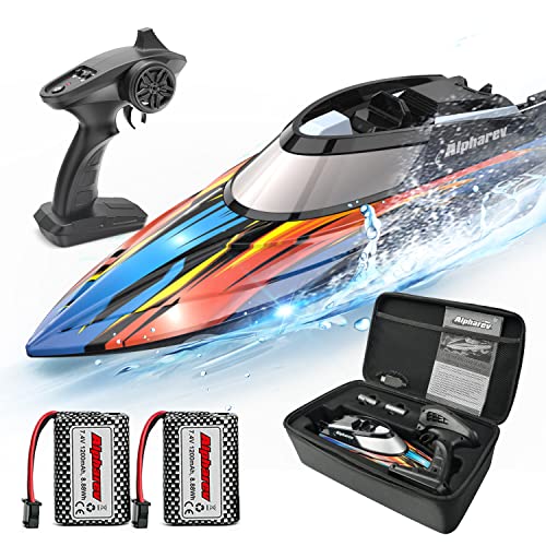 Fast RC Boat with Case - Alpharev R308