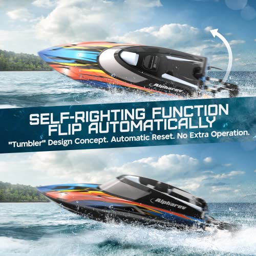 Fast RC Boat with Case - Alpharev R308