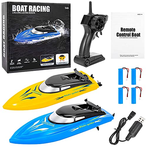 RC Boat 2-Pack for Pools and Lakes