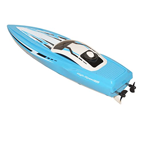 Blue RC Speedboat - 12+ mph, 2.4 GHz