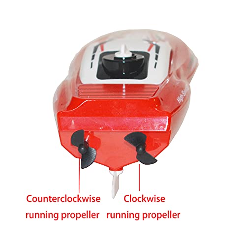 Blue RC Speedboat - 12+ mph, 2.4 GHz