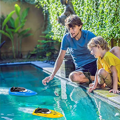 3-Pack High-Speed RC Boats with Rechargeable Batteries