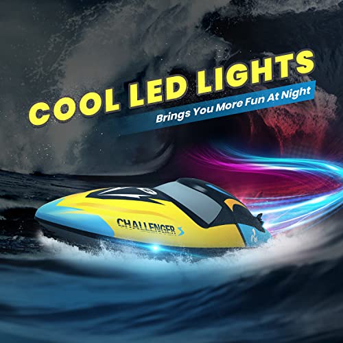 DEERC Brushless RC Boat - 30+ mph