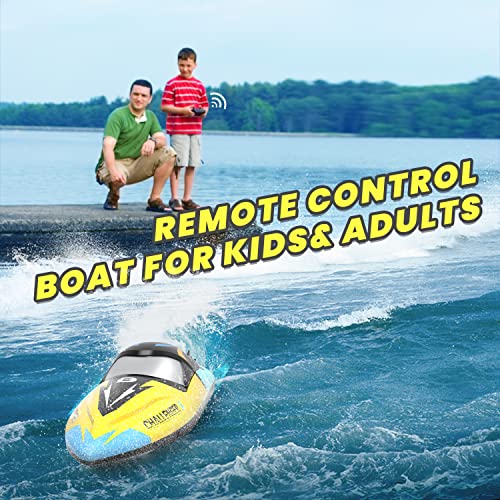 DEERC Brushless RC Boat - 30+ mph