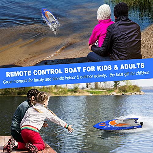 GizmoVine RC Boats with Lights & High Speed