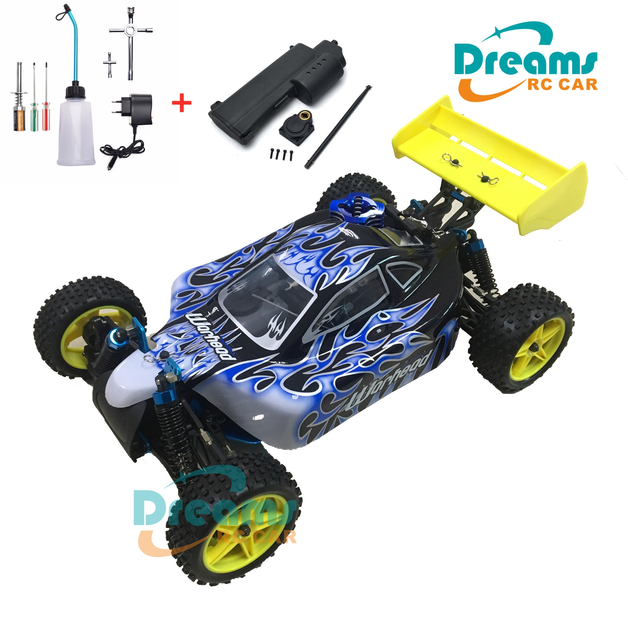 1/10 Scale Nitro Off-Road Buggy with 2.4G Radio