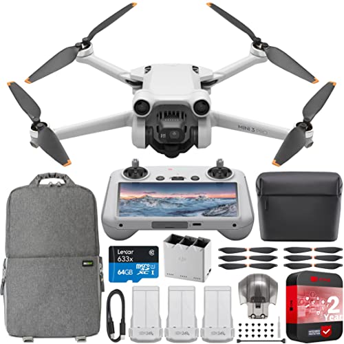 DJI Mini 3 Pro Quadcopter + Accessories (White)