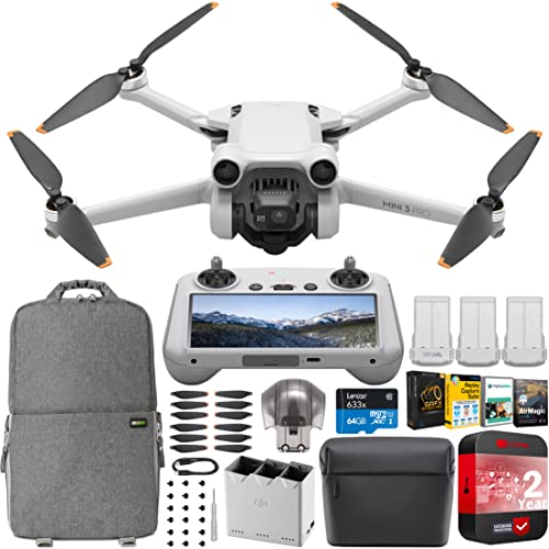 RC Camera Drone with Smart Controller & Accessories