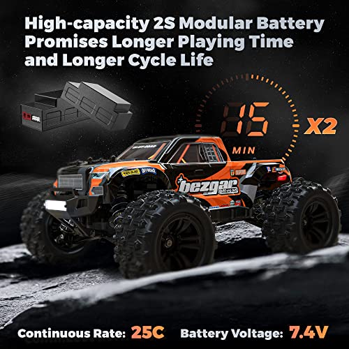 High-Speed Waterproof RC Off-Road Truck - BEZGAR HP161