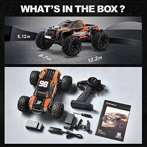 High-Speed Waterproof RC Off-Road Truck - BEZGAR HP161