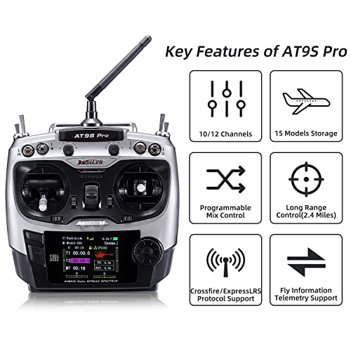 Radiolink AT9S Pro Transmitter and Receiver - RC Air/Drone/Car/Boat
