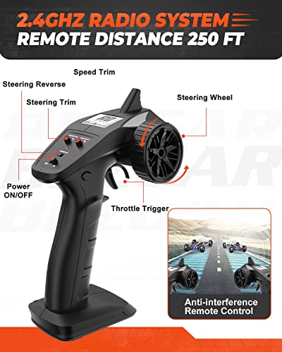 BEZGAR HM162 Hobby RC Truck - 4WD, 1:16 Scale, 40+ Kmh