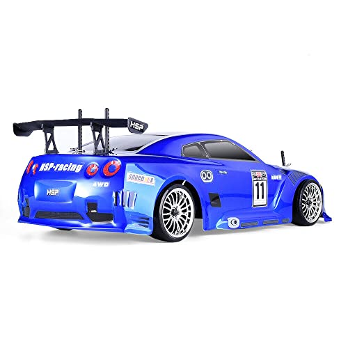 HSP 1:10 Blue RC Car - 35+ kmh Speed
