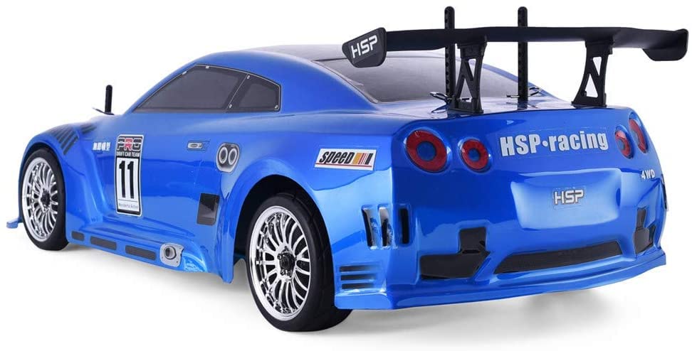 HSP 1:10 Blue RC Car - 35+ kmh Speed