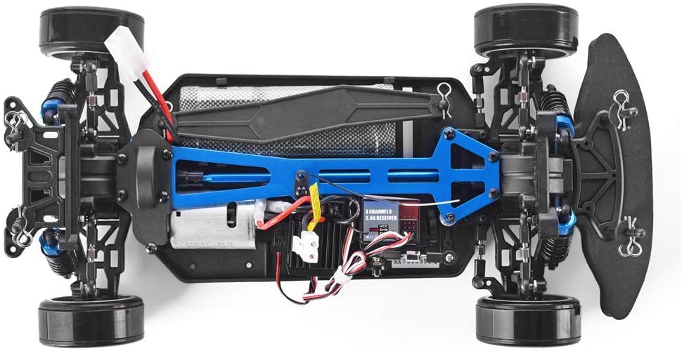 HSP 1:10 Blue RC Car - 35+ kmh Speed