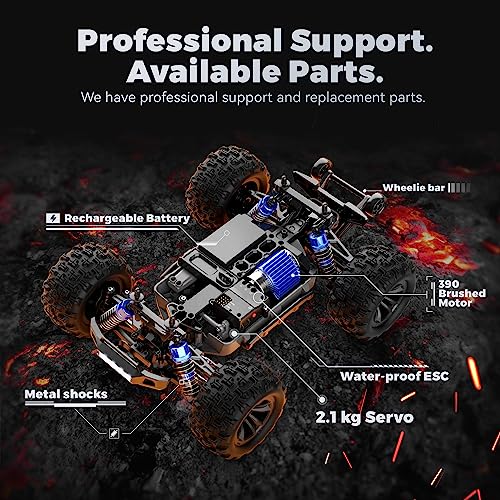 High-Speed Waterproof RC Off-Road Truck - BEZGAR HP161