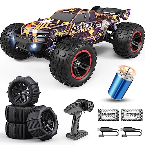 Fast RC Truck, Brushless Motor, 1/16 Scale