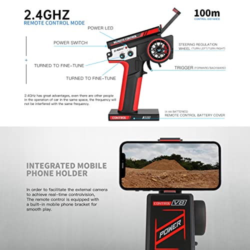High Speed 4WD RC Car with Brushless Motor