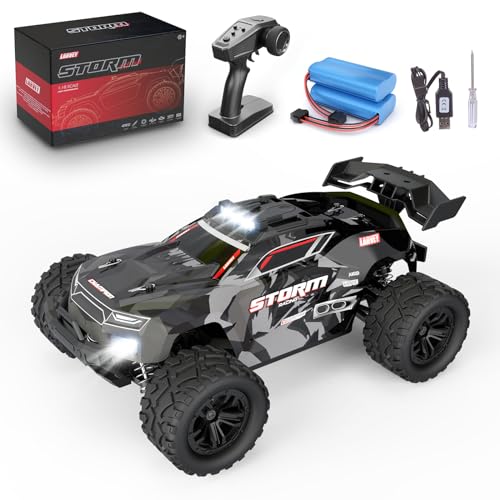 High-speed 4WD RC Car with LED Lights