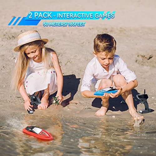 Detsnik H116 2Pack RC Boats for Kids