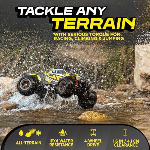 Fast RC Off-Road Car - Waterproof Monster Truck