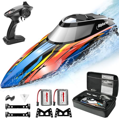 Fast RC Boat with Case - Alpharev R308