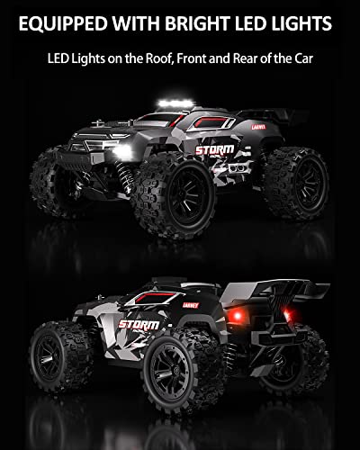 High-speed 4WD RC Car with LED Lights