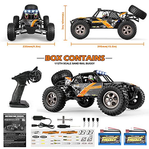 HAIBOXING 1:12 Scale RC Car, 38+ KM/H Speed